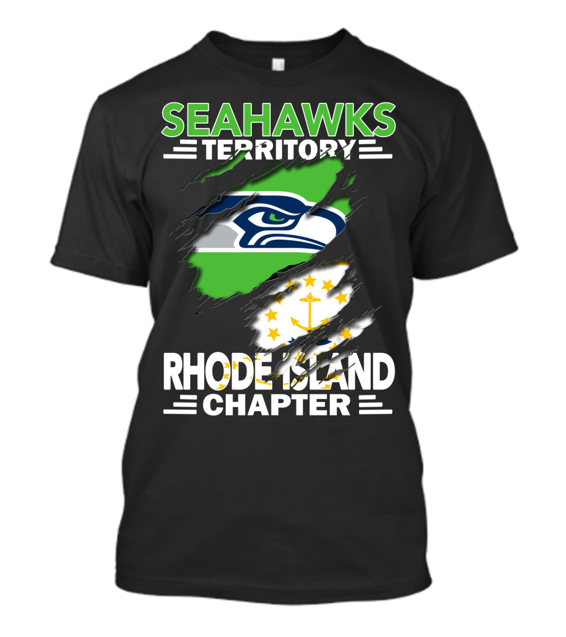 Seahawks Territory Rhode Island Chapter Supporter's Pride T-Shirt