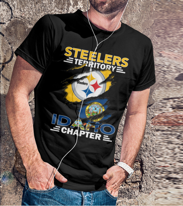 Steelers Territory Idaho Chapter Nfl Fandom Sports Team Pride T-Shirt
