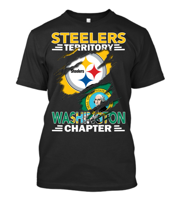 Steelers Territory Washington Chapter Seal T-Shirt