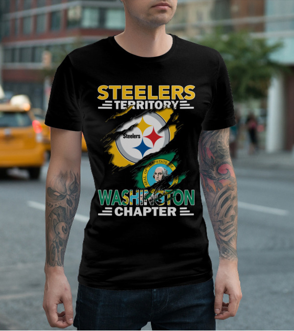 Steelers Territory Washington Chapter Seal T-Shirt