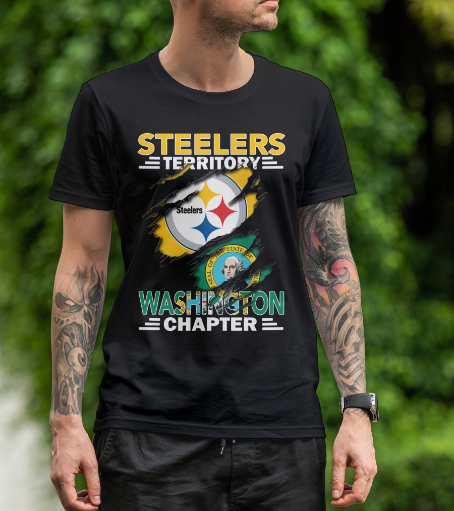 Steelers Territory Washington Chapter Seal T-Shirt