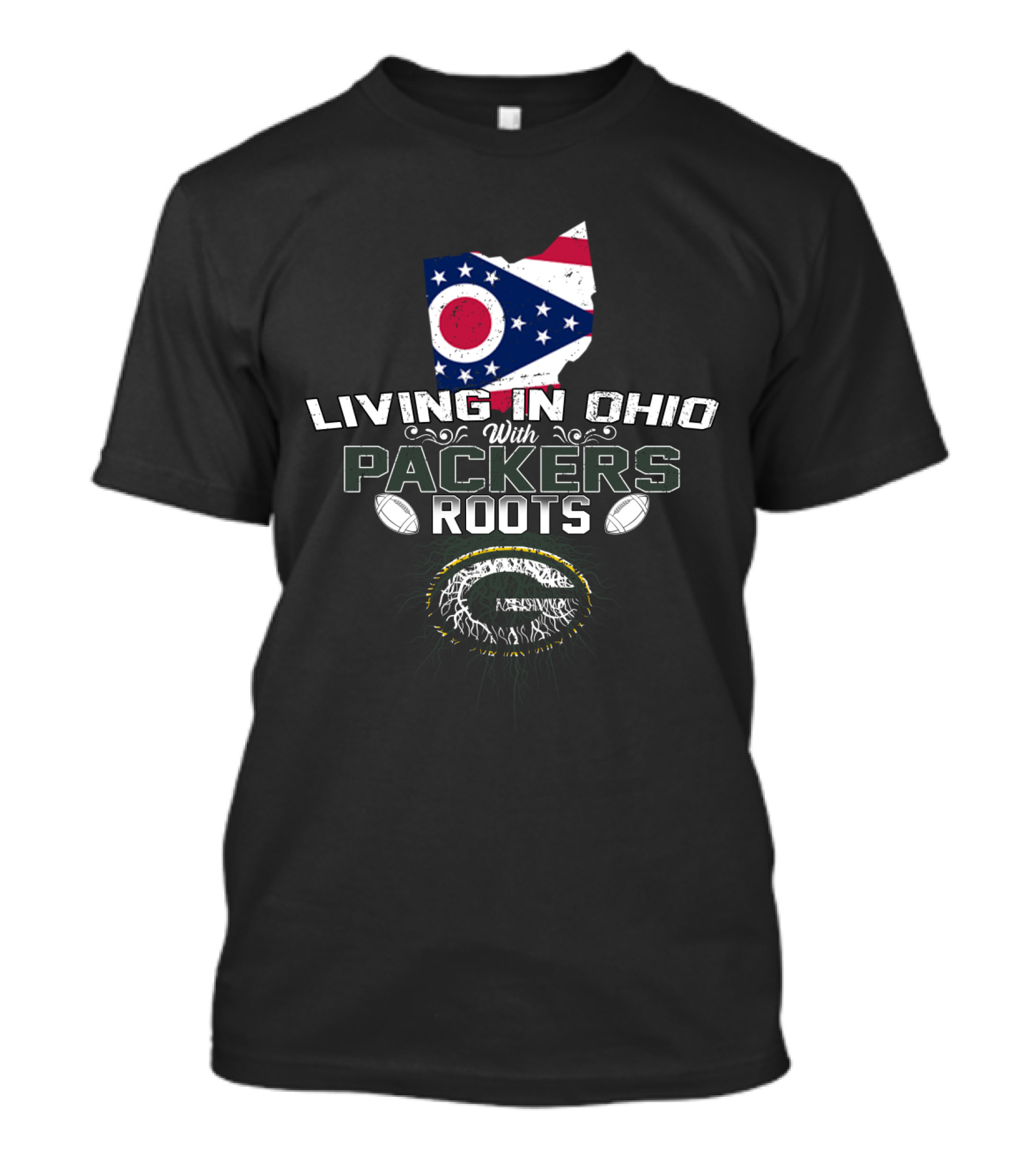 Ohio Living Embracing Packers Roots T-Shirt