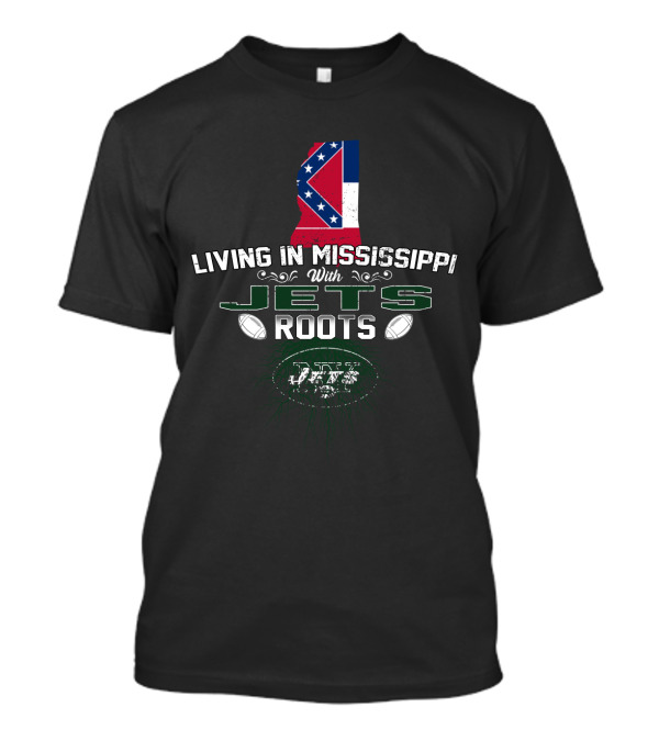 Mississippi Pride With New York Jets Heritage T-Shirt