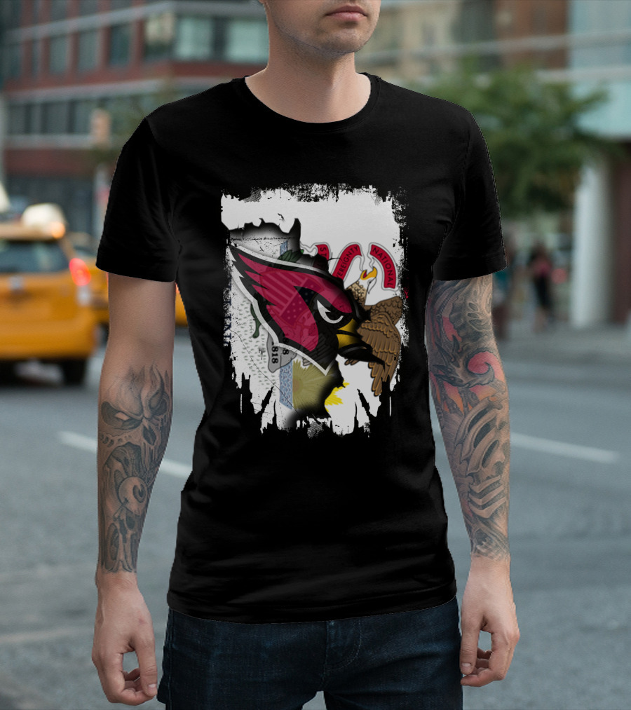 Illinois Pride With Fierce Cardinals Unity T-Shirt