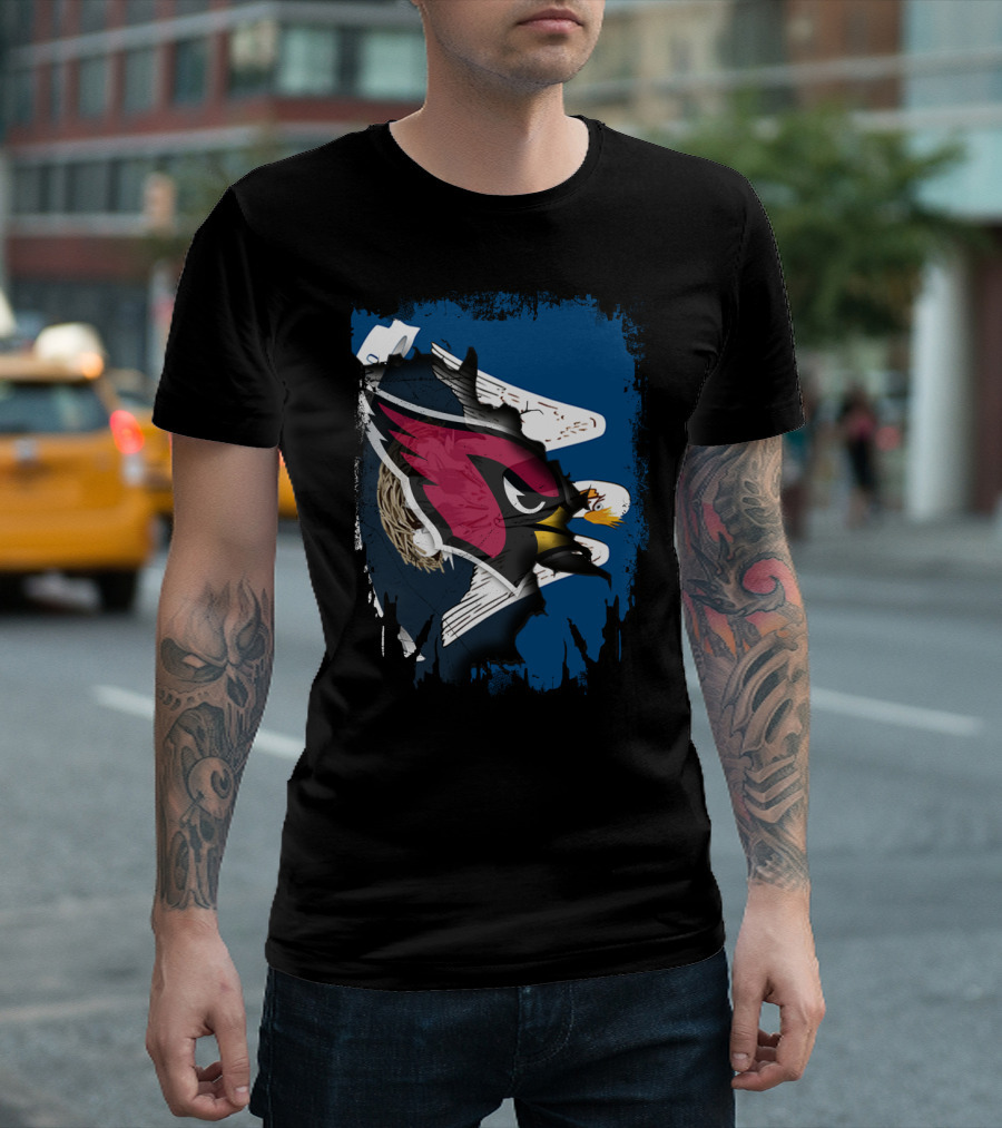 Louisiana Unity With Cardinal And Eagle T-Shirt