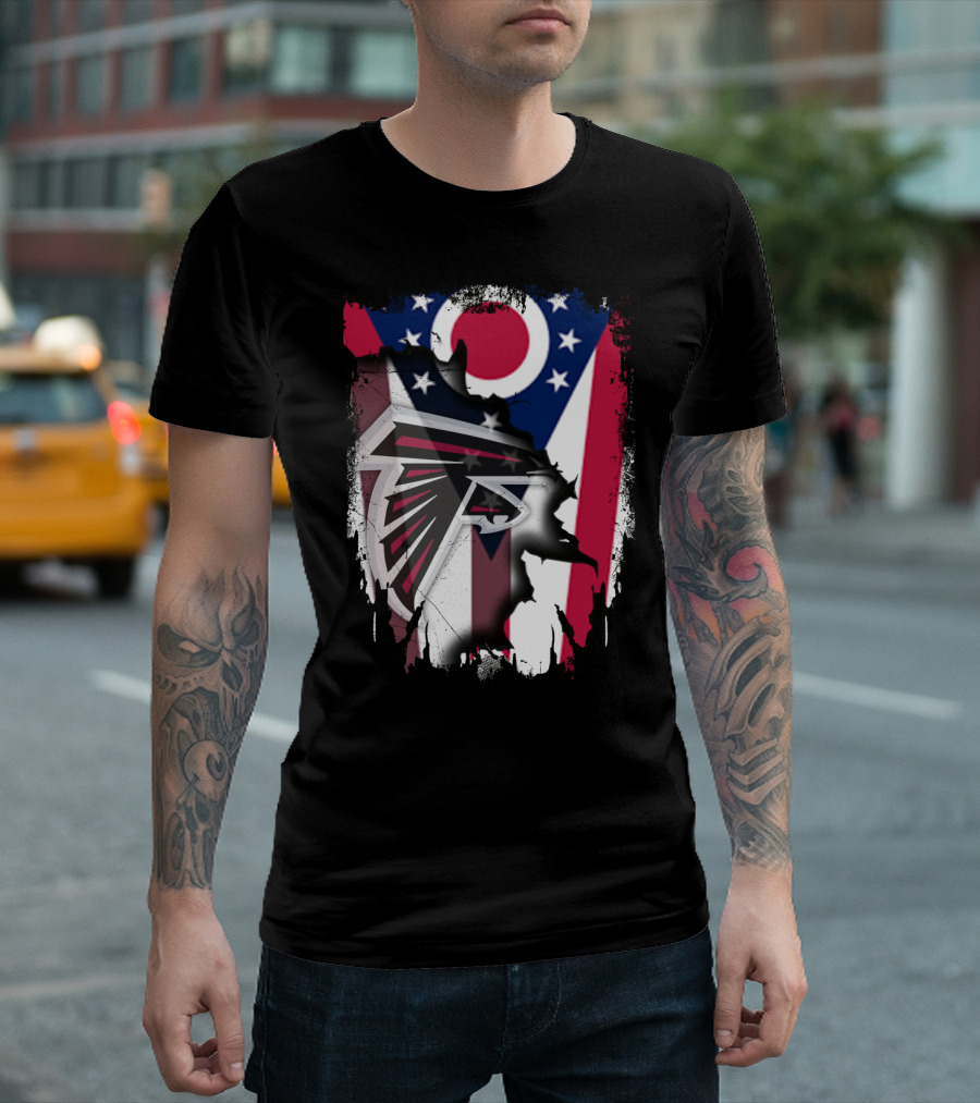 Together Ohio Falcons Flag Collaboration T-Shirt