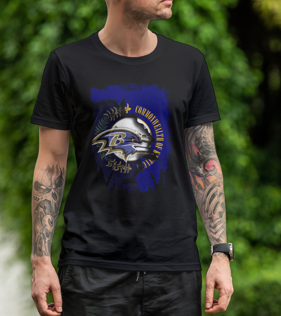 Commonwealth Of Kentucky Baltimore Ravens Ravens T-Shirt