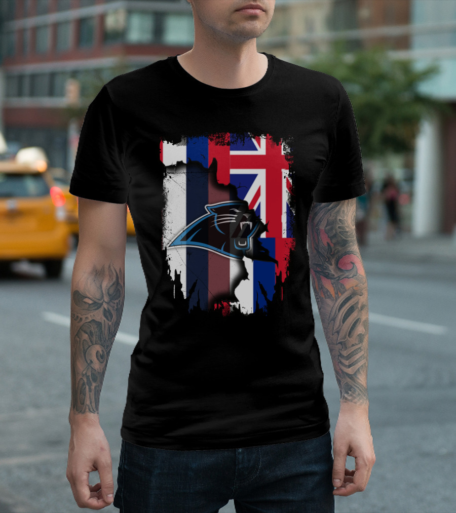 Together Hawaii Panthers Union Flag Fusion T-Shirt