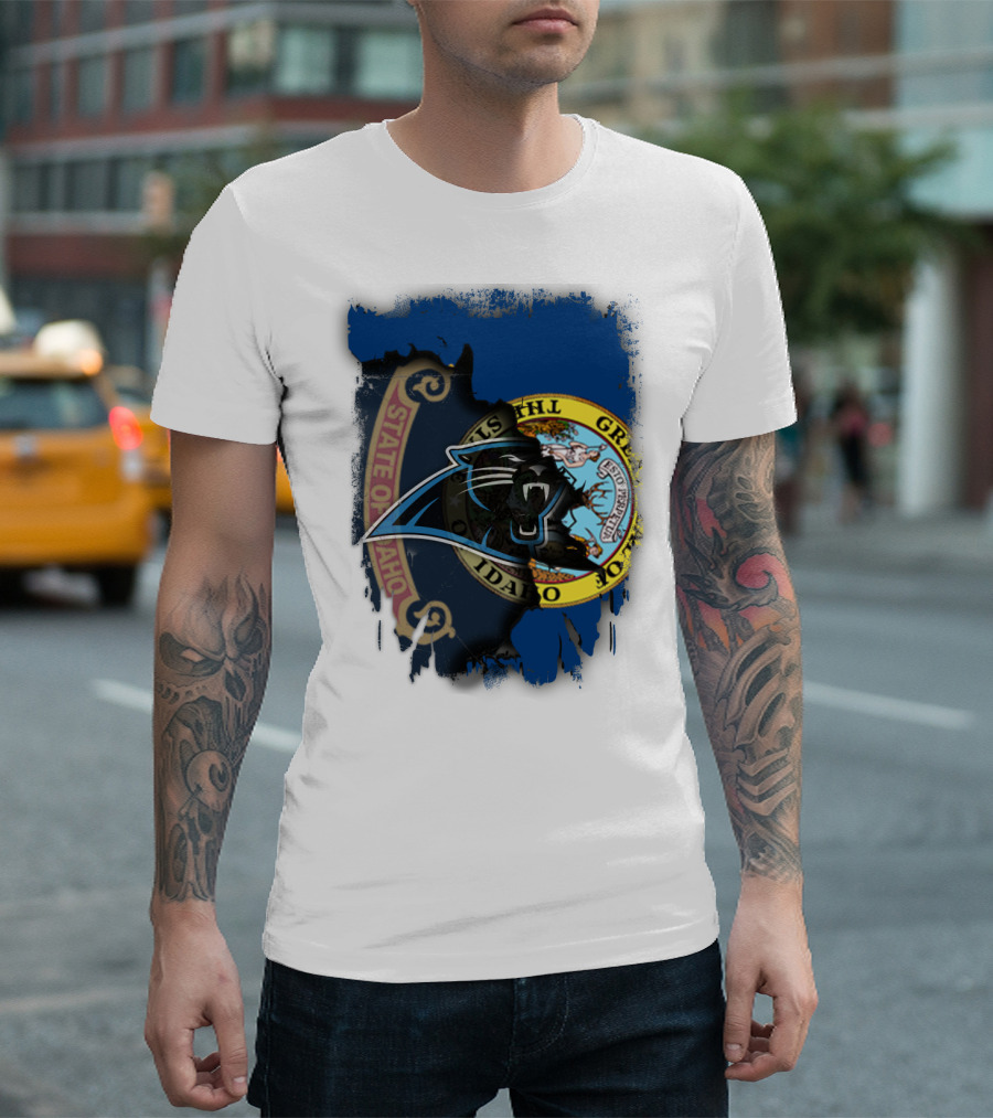Idaho State Pride with Carolina Panthers T-Shirt