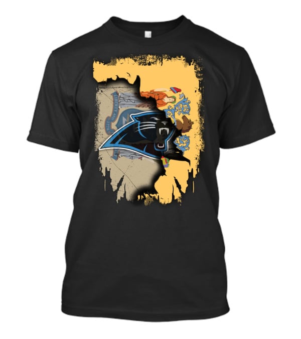 Panthers New Jersey State Emblem Fusion T-Shirt