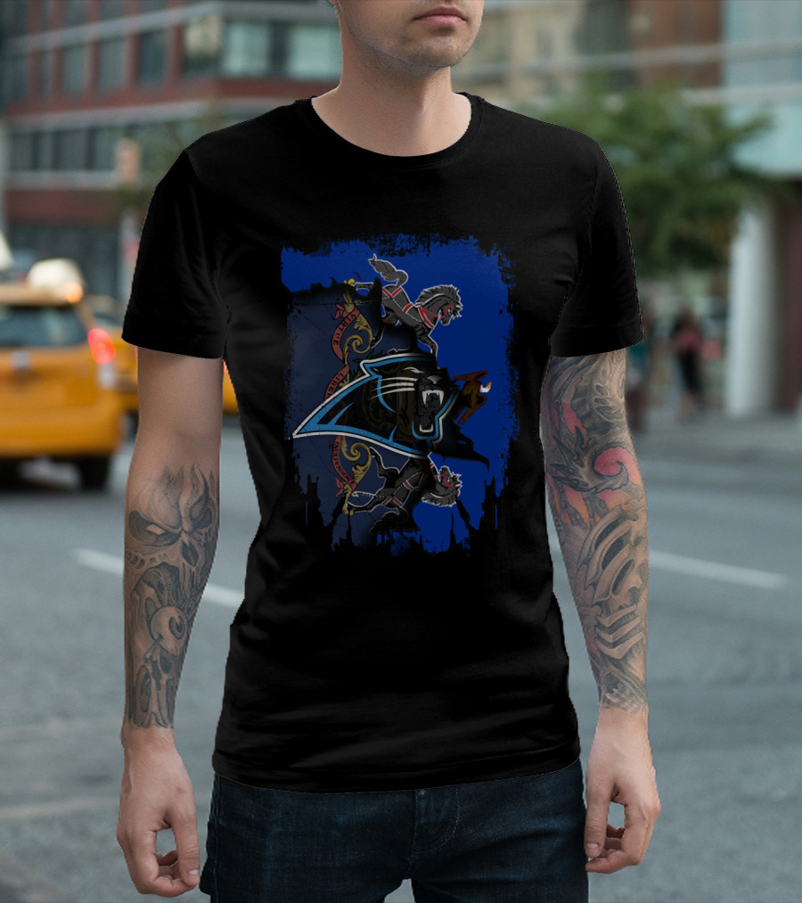 Together Pennsylvania With Panthers Emblem And Mythical Horses T-Shirt
