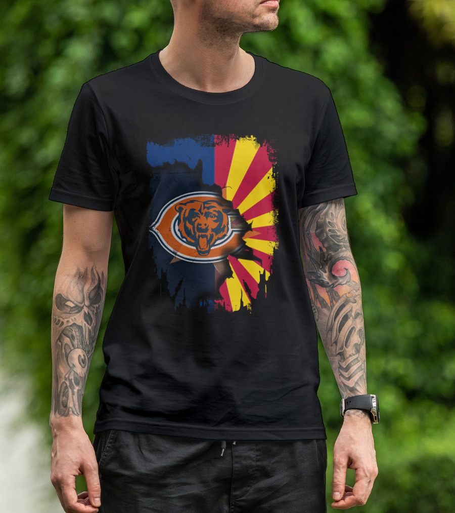 Together Arizona Chicago Bears T-Shirt