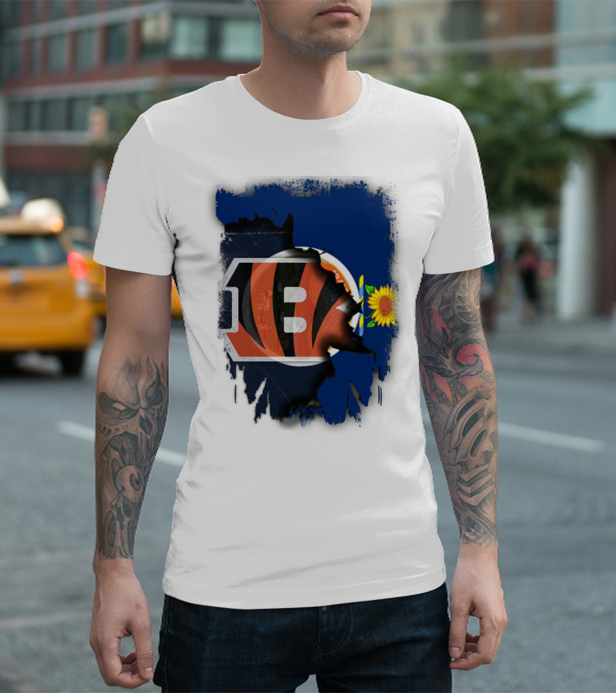 Kansas Bengals Sunflower Collaboration T-Shirt