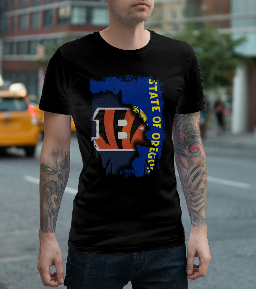 Oregon State with Bengals B T-Shirt