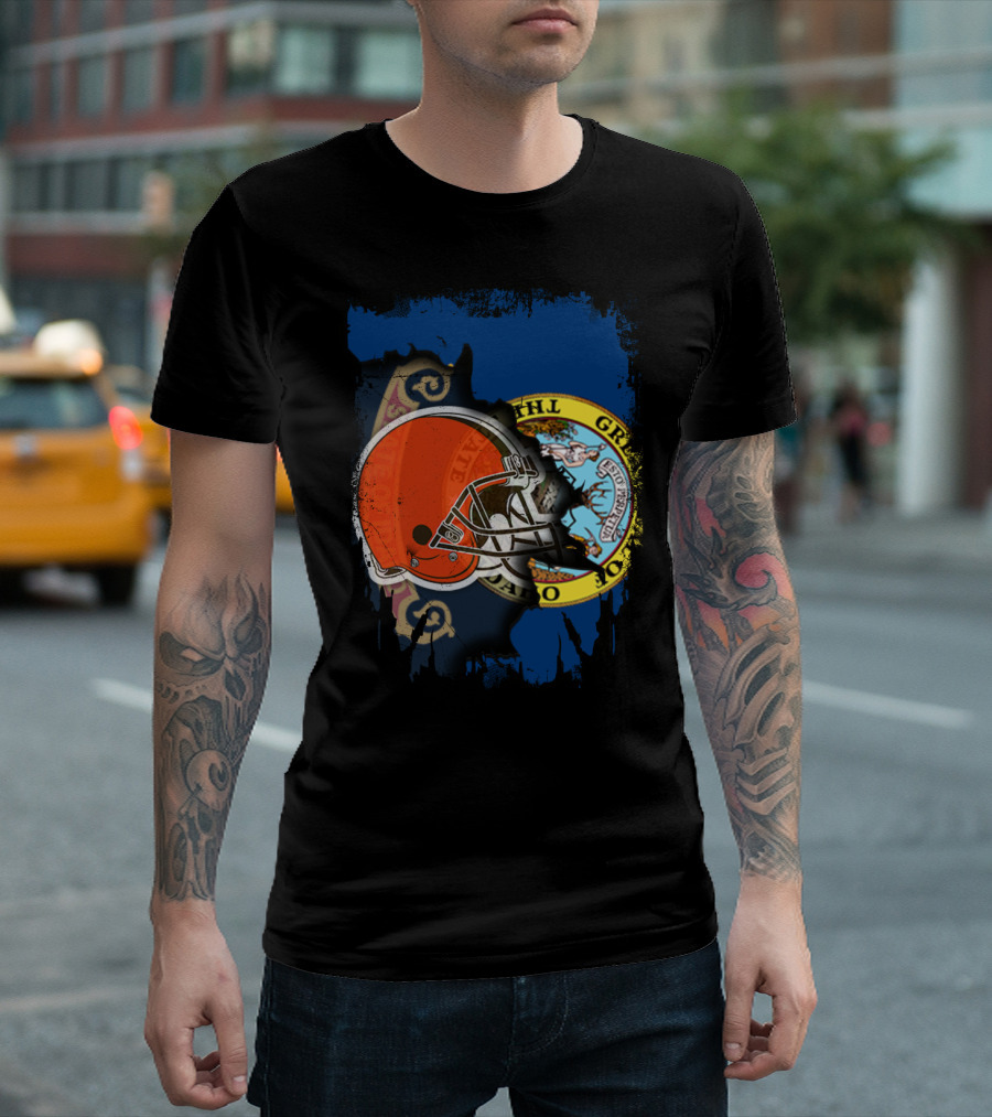 Together Idaho Browns Helmet and Seal T-Shirt