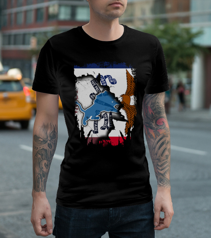 Detroit Lions Iowa Pride Clash T-Shirt