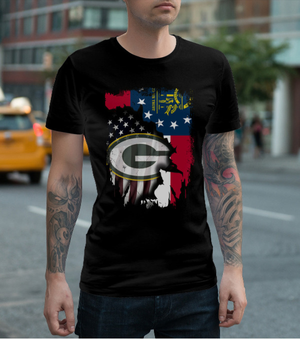 Together With Georgia State Flag And Packers T-Shirt