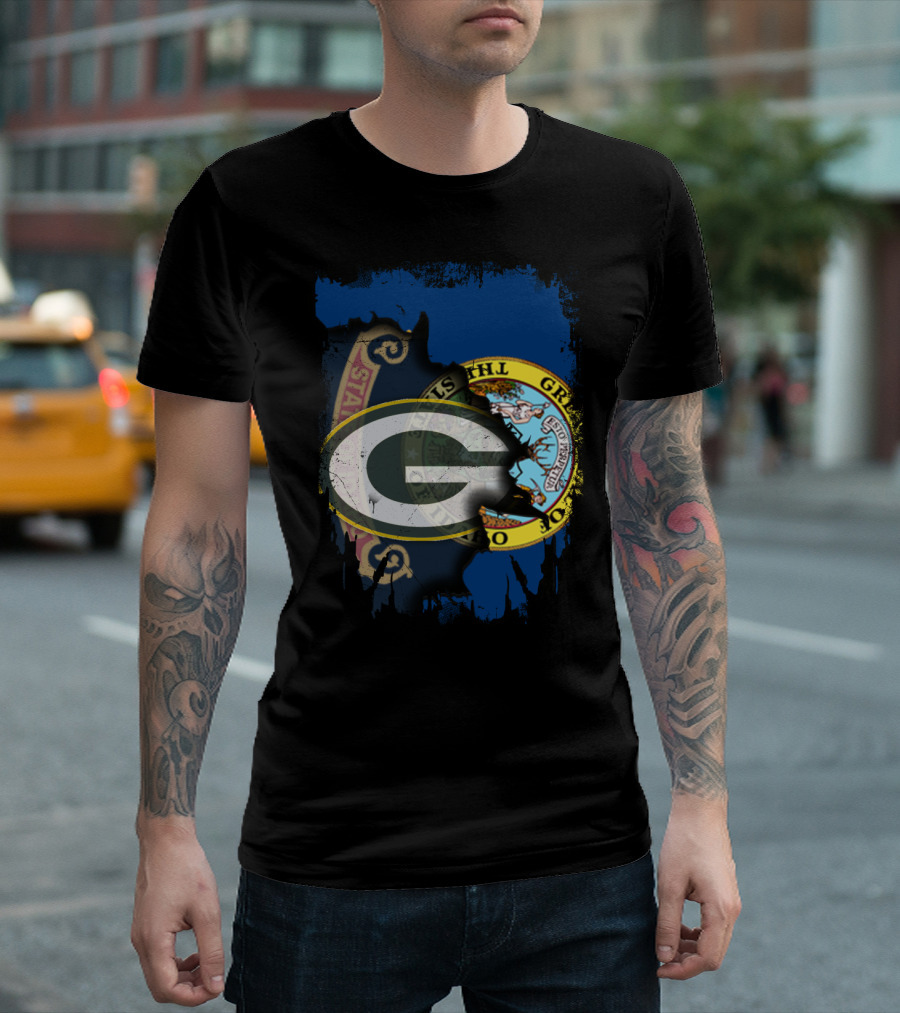 Together Idaho Green Bay Packers Fusion T-Shirt
