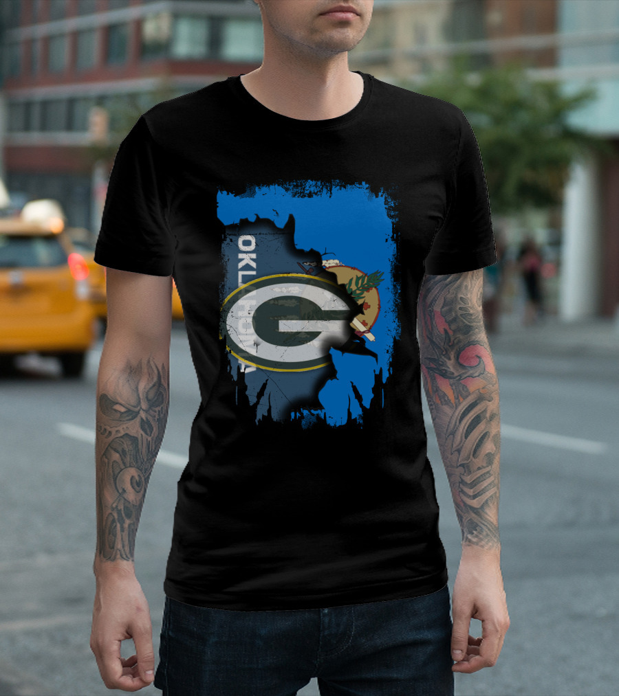 Oklahoma State With Green Bay Packers T-Shirt