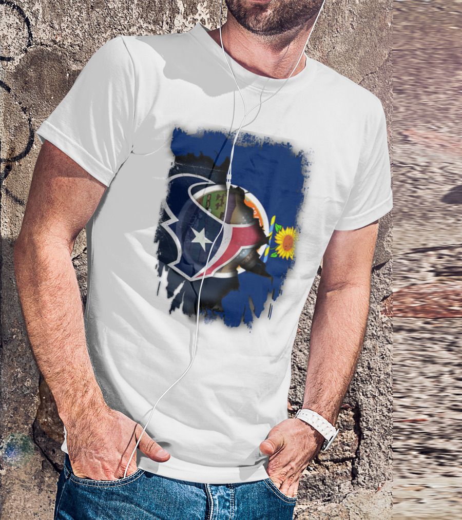 Kansas Sunflower With Texas Star Collaboration T-Shirt