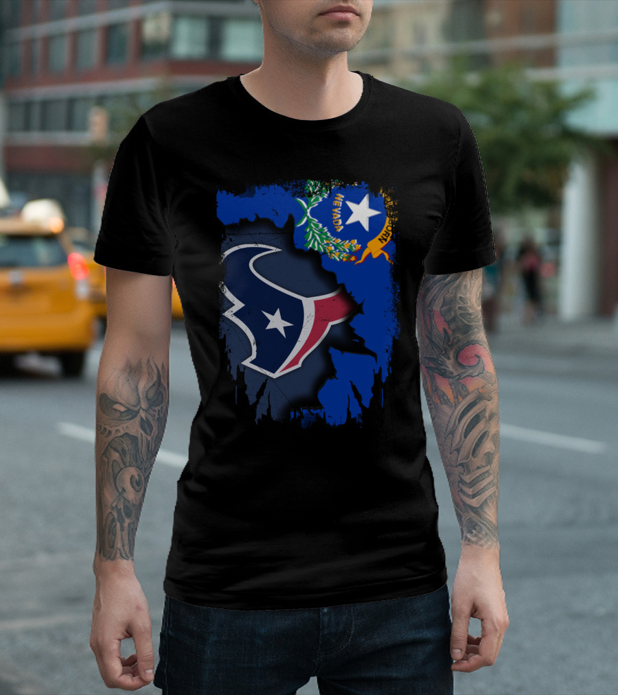 Nevada And Texans United NFL Spirit T-Shirt