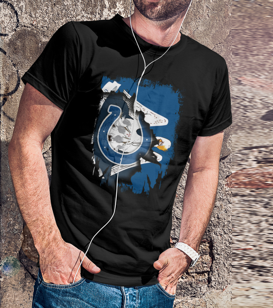 Together Louisiana With Colts Eagle Horse T-Shirt