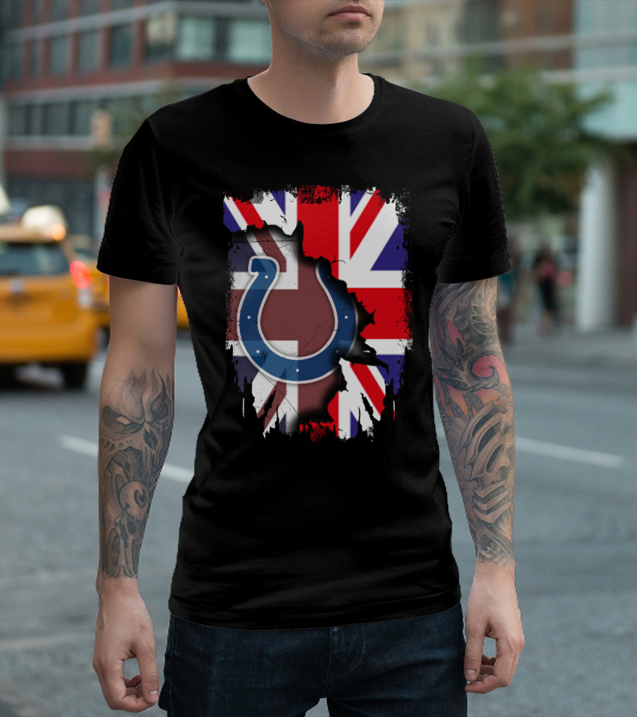 Together United Kingdom Colts Union Jack Horseshoe T-Shirt