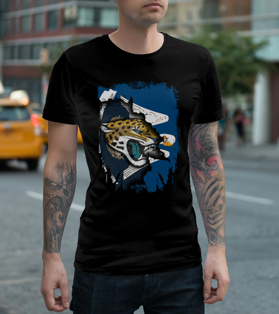 Together Louisiana Jaguars Eagle Fusion T-Shirt