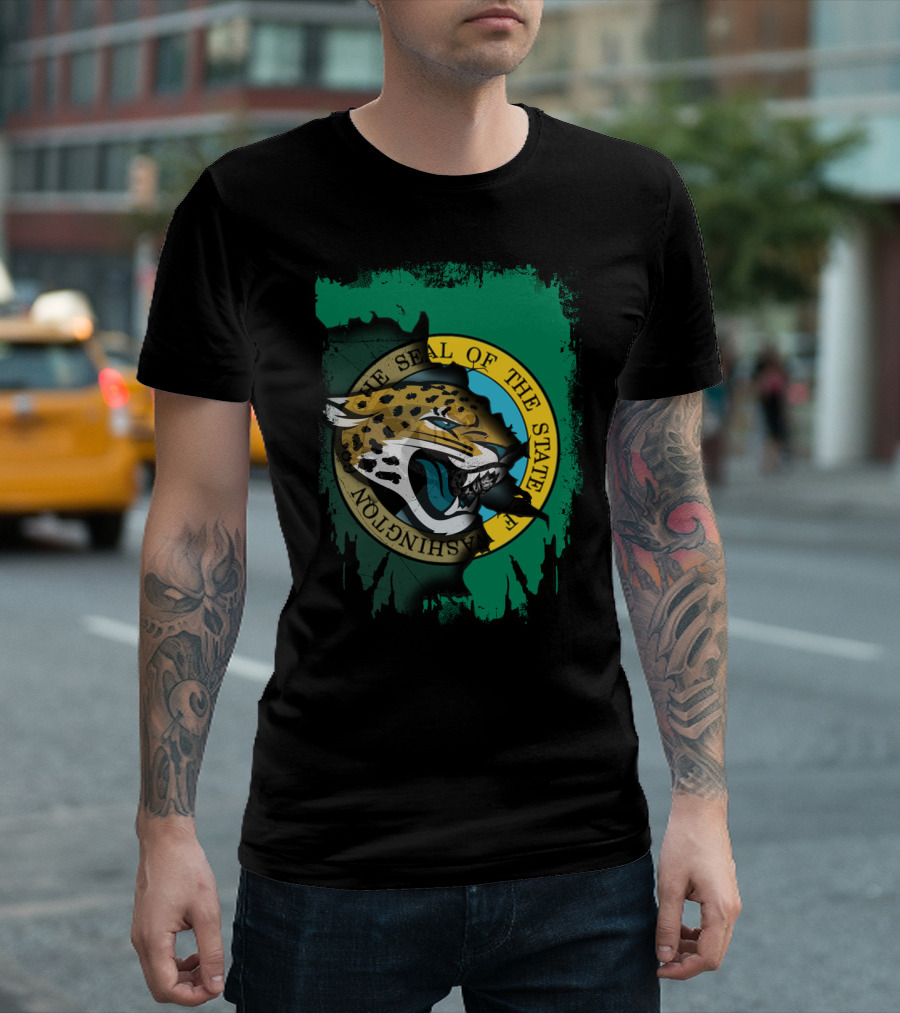 Together Washington State Seal with Jaguars T-Shirt