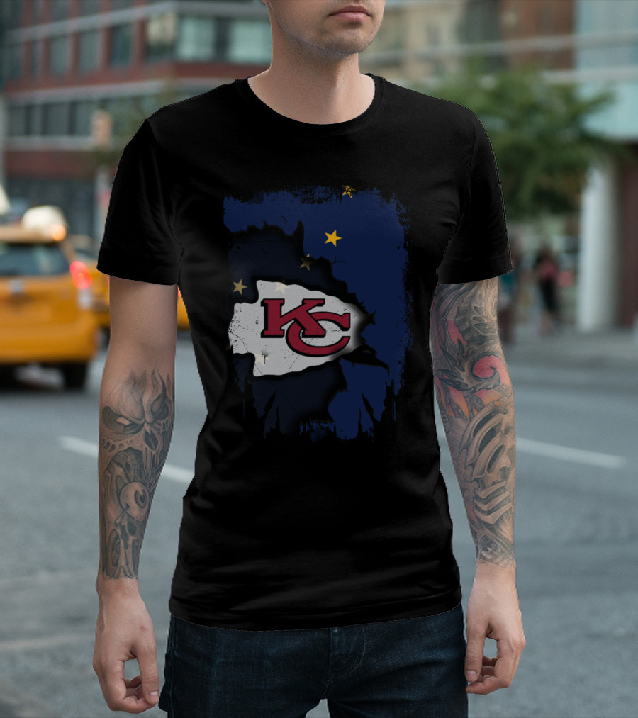 Together Alaska KC Chiefs Stars And Flag T-Shirt