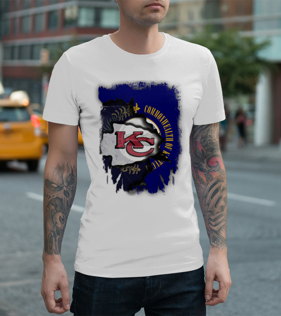 Kansas City Chiefs and Commonwealth of Kentucky United T-Shirt