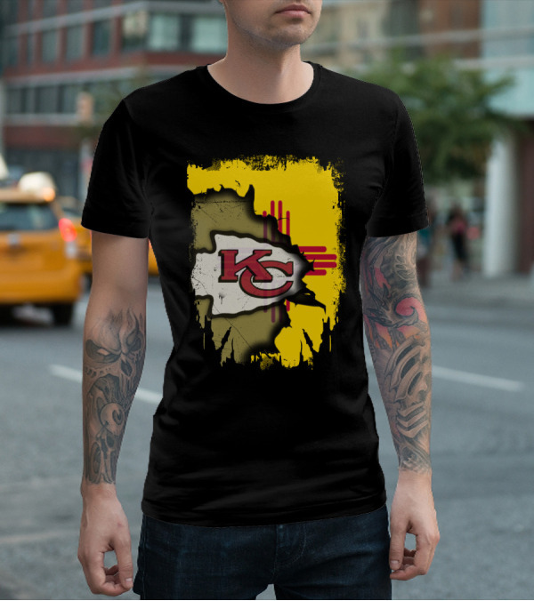 Kansas City Chiefs New Mexico Zia Symbol Together T-Shirt