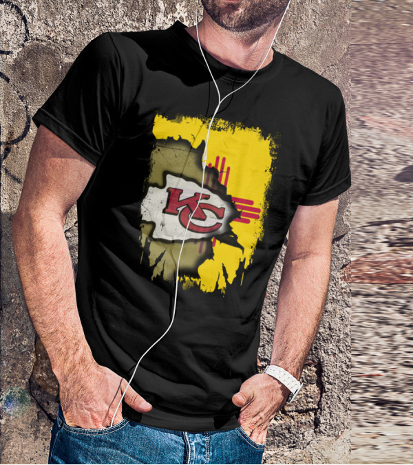 Kansas City Chiefs New Mexico Zia Symbol Together T-Shirt