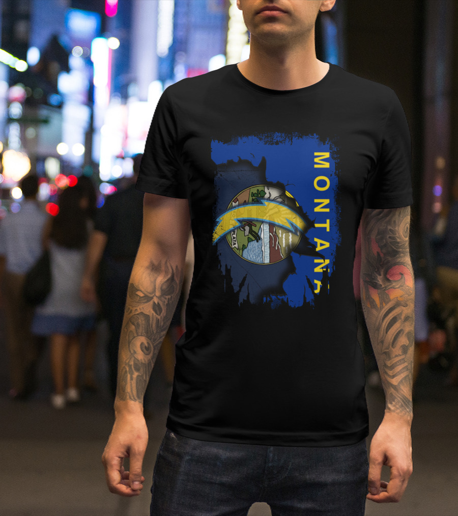 Montana Pride With Chargers Unity T-Shirt