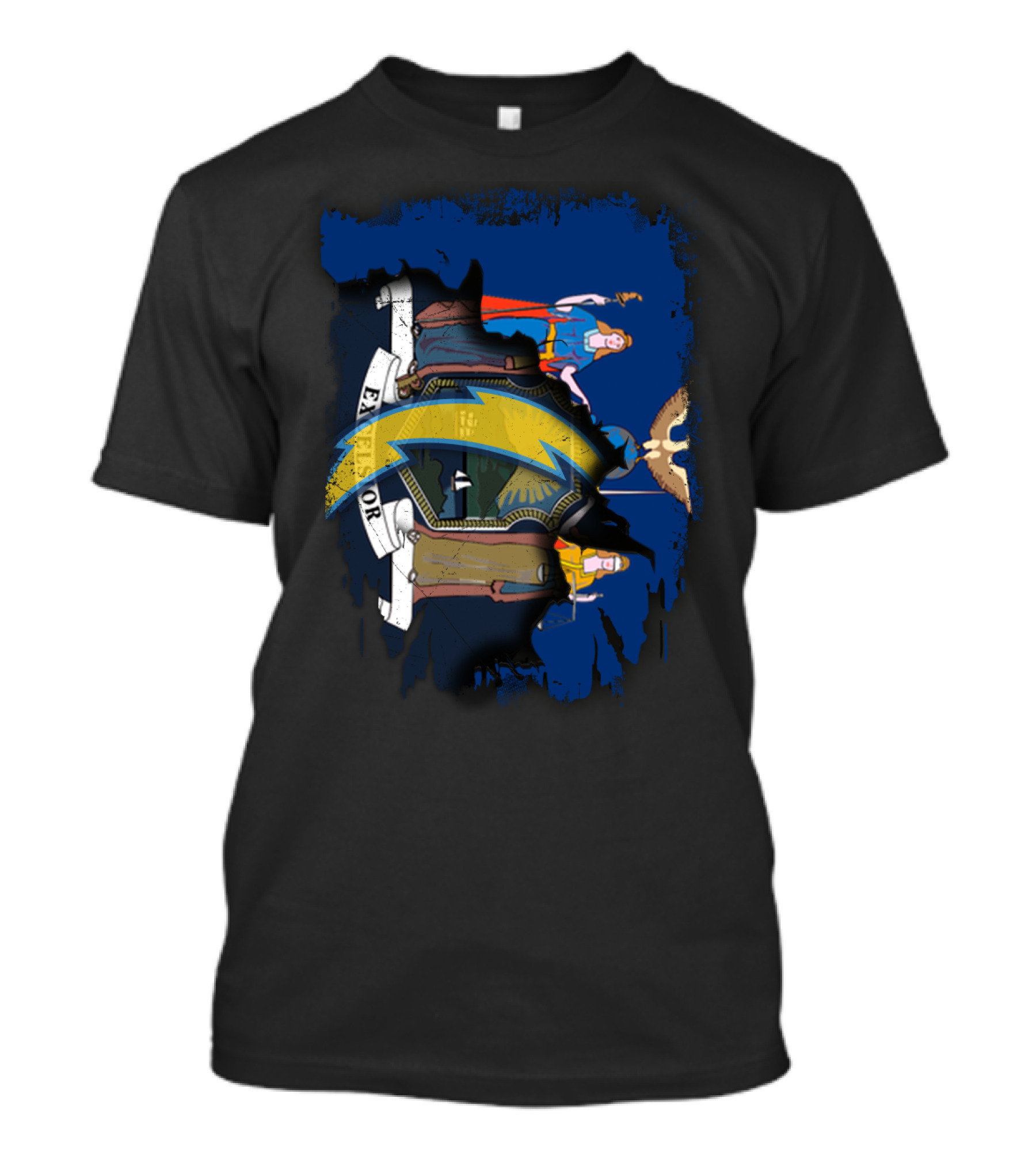 Together New York Excelsior Chargers Fusion T-Shirt