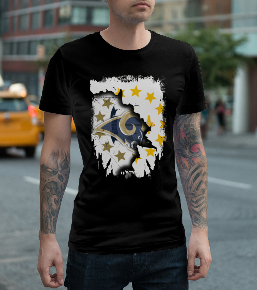 Together Rhode Island Rams Starburst Emblem T-Shirt