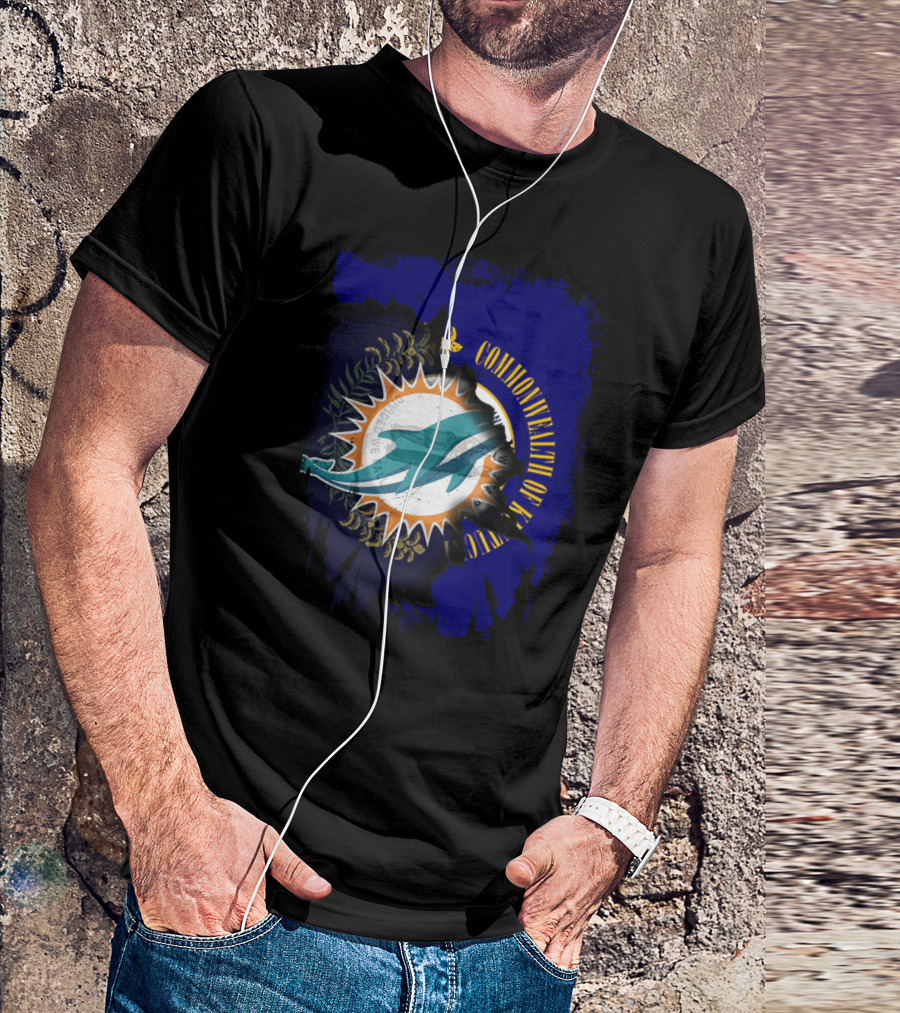 Commonwealth Of Kentucky Dolphins Mandate We All Fly T-Shirt