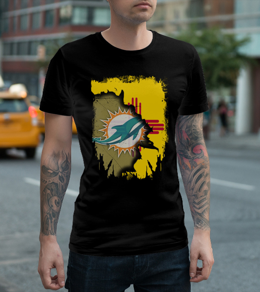 Together New Mexico Dolphins Miami Football Zia T-Shirt