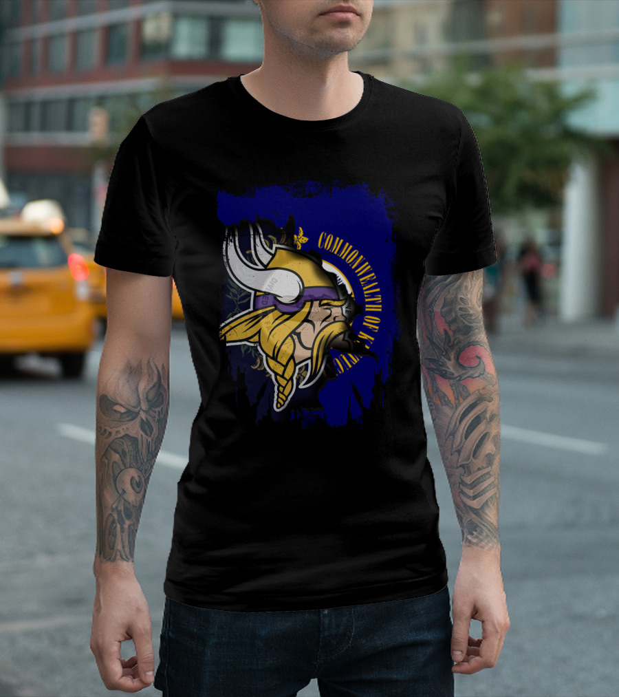Commonwealth Of Kentucky Meets Viking Spirit T-Shirt