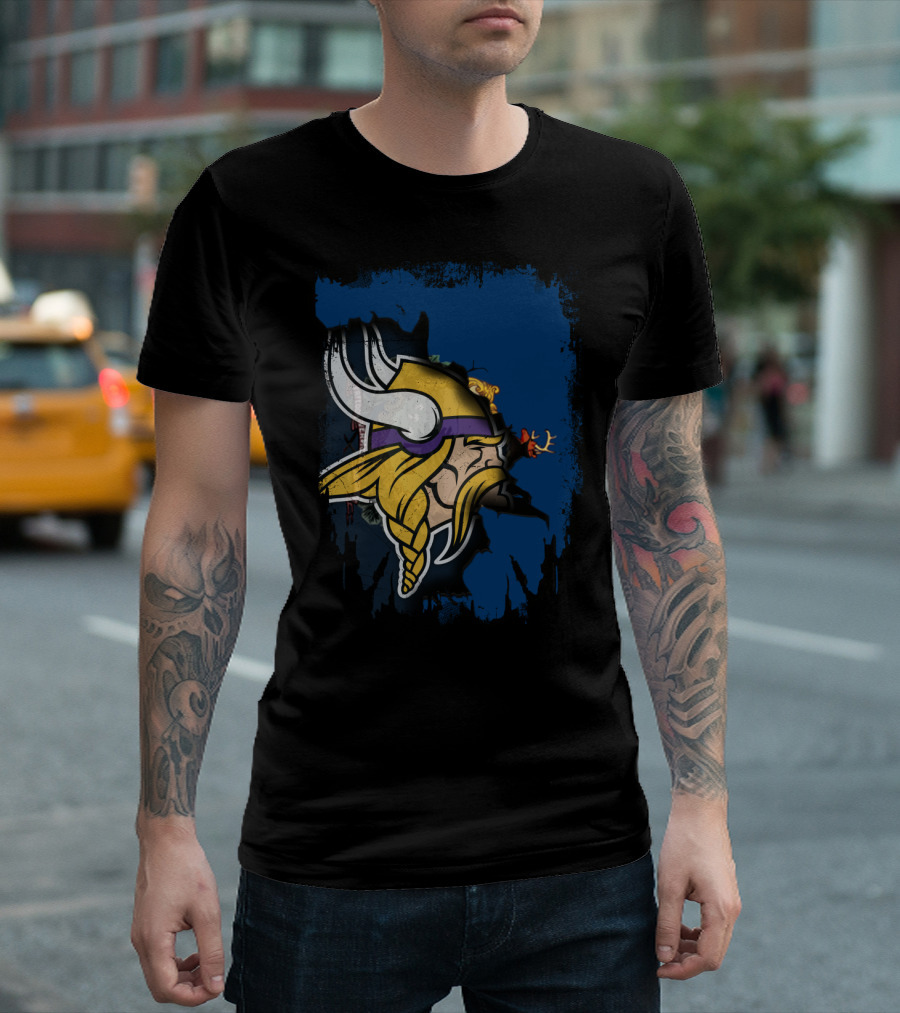 Vermont Vikings Heads Together Nordic Warrior T-Shirt