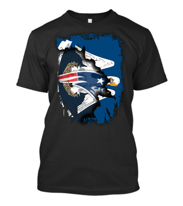Together Louisiana With Patriots Eagle Fusion T-Shirt