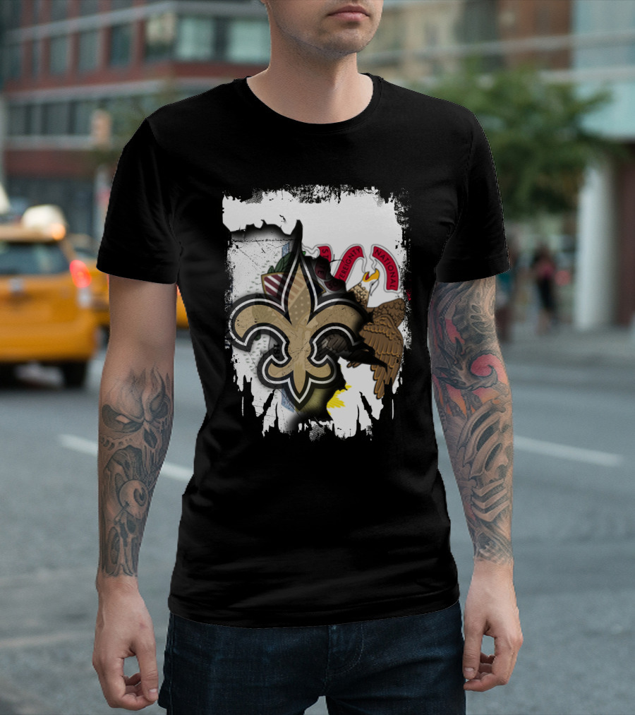 Illinois Together Fleur-de-Lis Saints T-Shirt