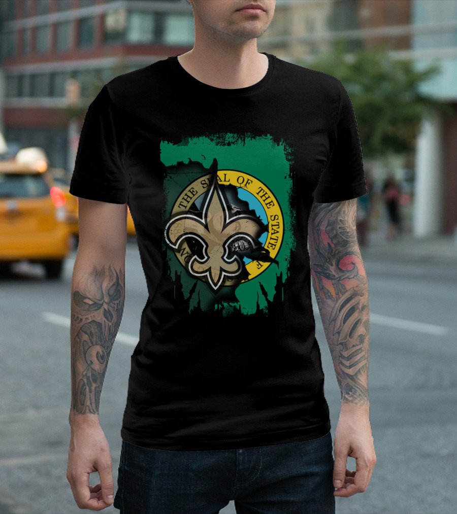 Together Washington Saints Fleur-de-Lis Seal T-Shirt