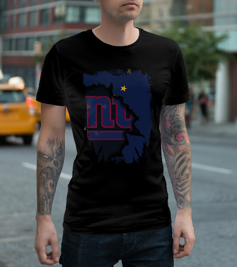 Alaska Together with New York Giants Star T-Shirt