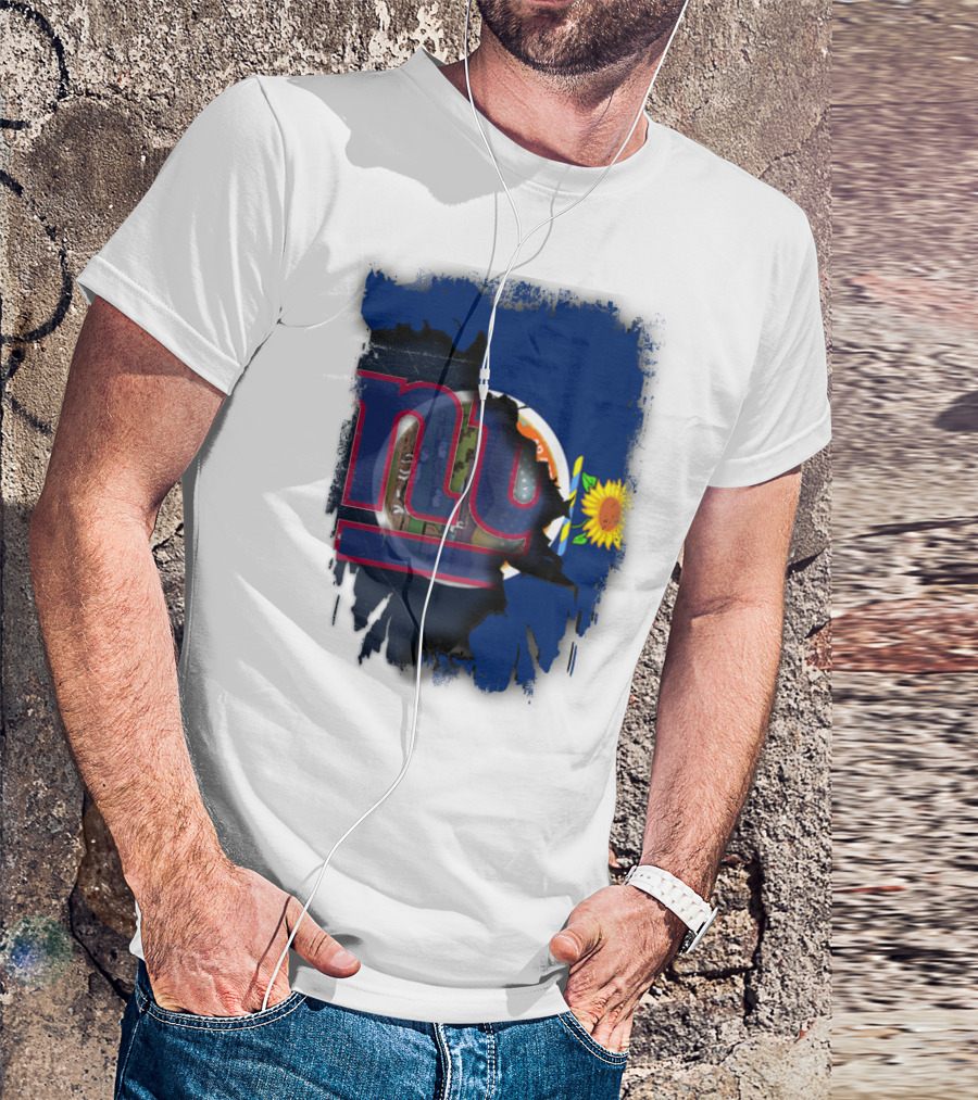 Kansas Sunflower And Giants Collaboration T-Shirt