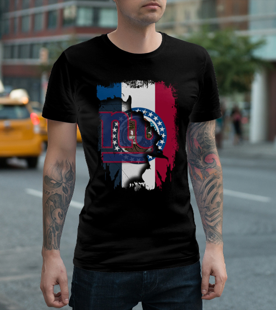 Missouri Pride With New York Giants Fan Unity T-Shirt
