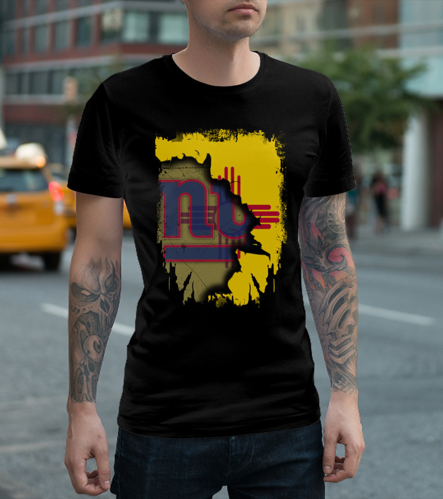 New Mexico Together With Giants Zia Symbol And Vintage NY Giants T-Shirt