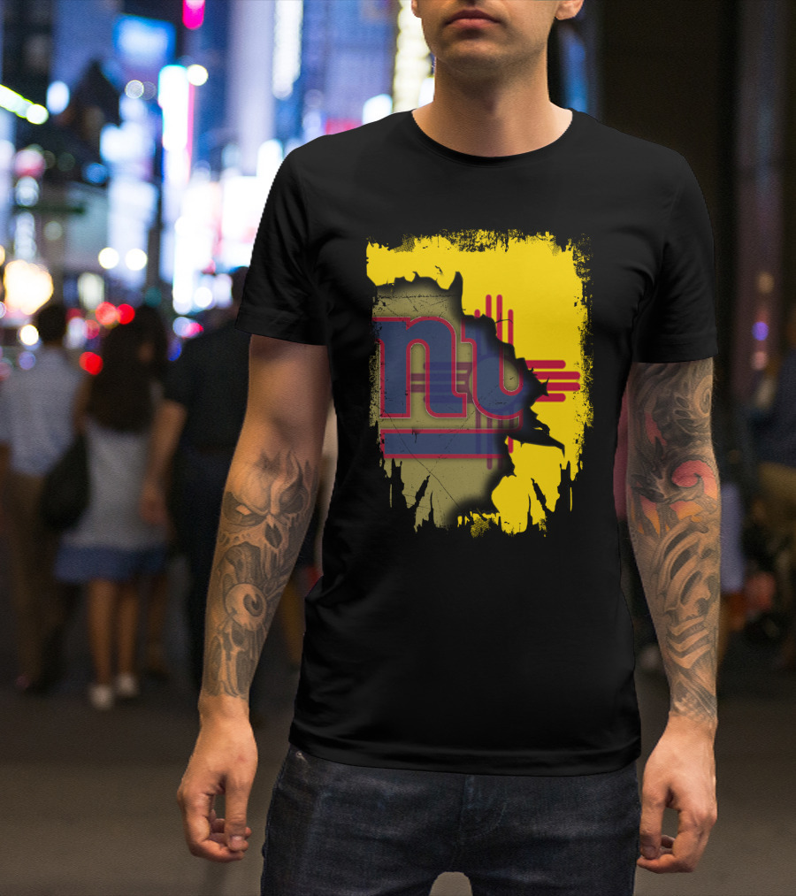 New Mexico Together With Giants Zia Symbol And Vintage NY Giants T-Shirt