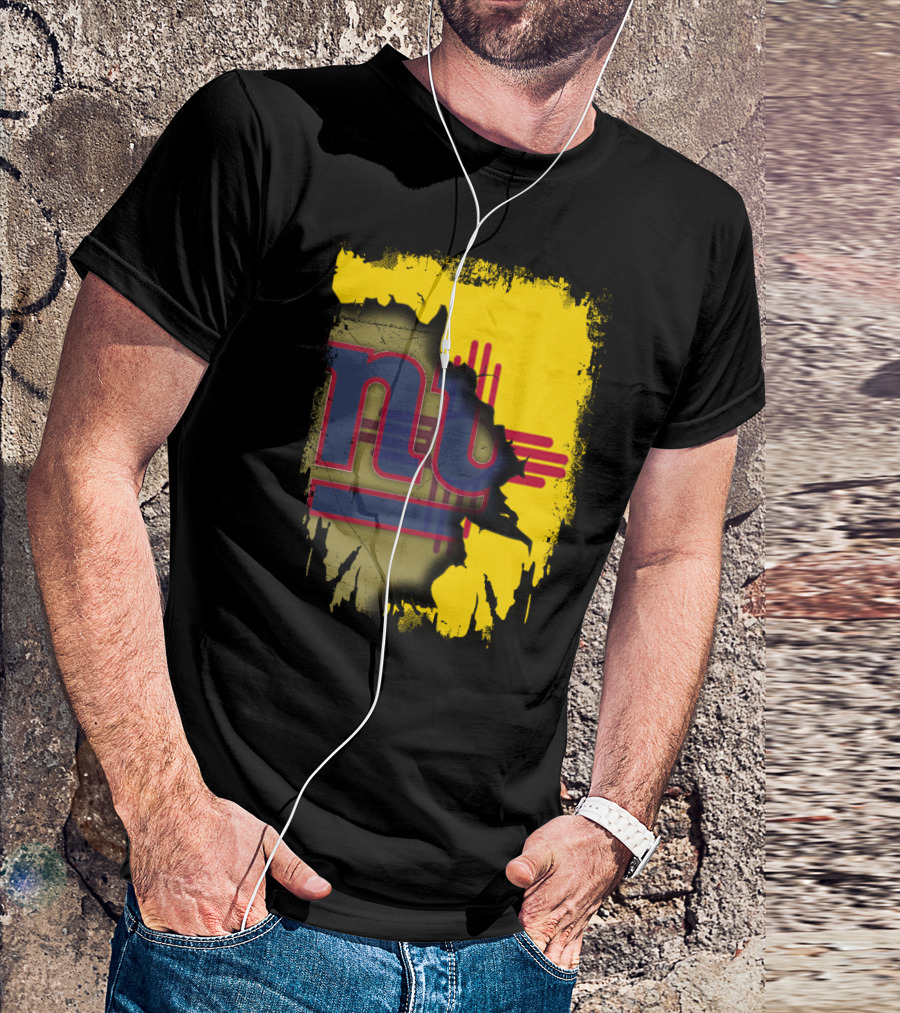 New Mexico Together With Giants Zia Symbol And Vintage NY Giants T-Shirt