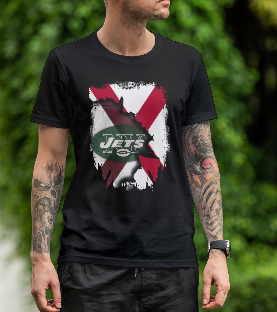 Together Alabama Jets Football Emblem T-Shirt